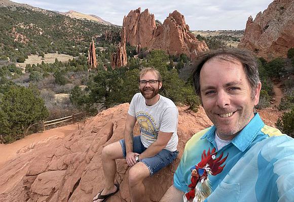 CodeCabin attendees in the mountains