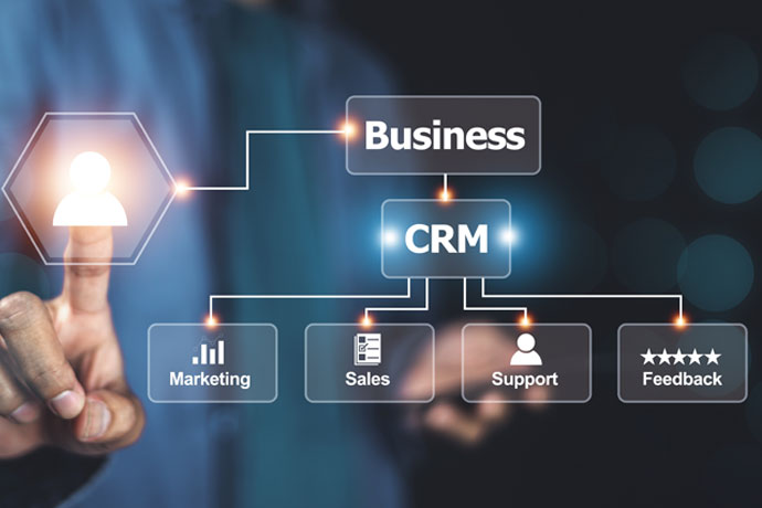 Service Concept Business team hands at work with financial reports and a laptop