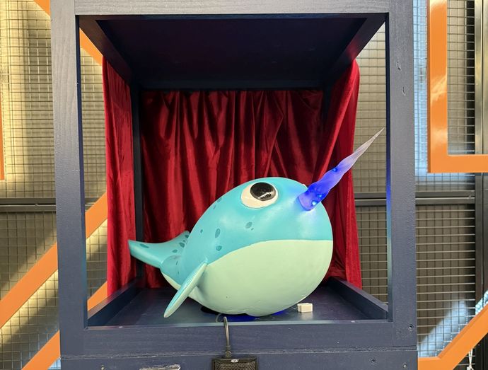 Narly the Narwhal was this year's event masco